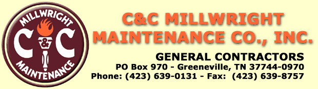 Click To Go To The C & C Millwright Home Page